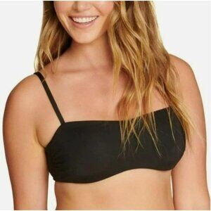 Andie‎ Swim the Newport Top Black NWT Bikini Bandeau Top XLarge
